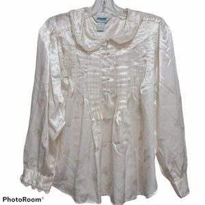 Vintage Partners mervyns Intimate floral lace top